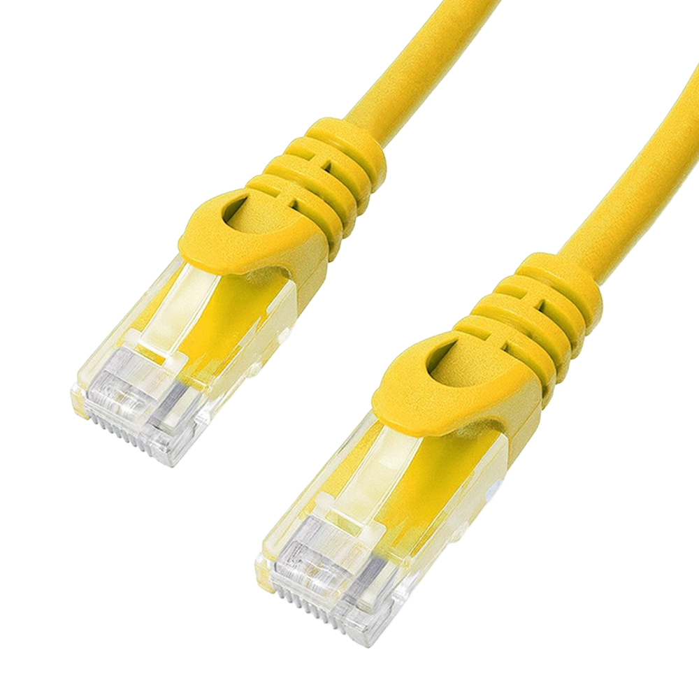 0.3M C6A PATCH LEAD/CORD S-STP LSOH YW